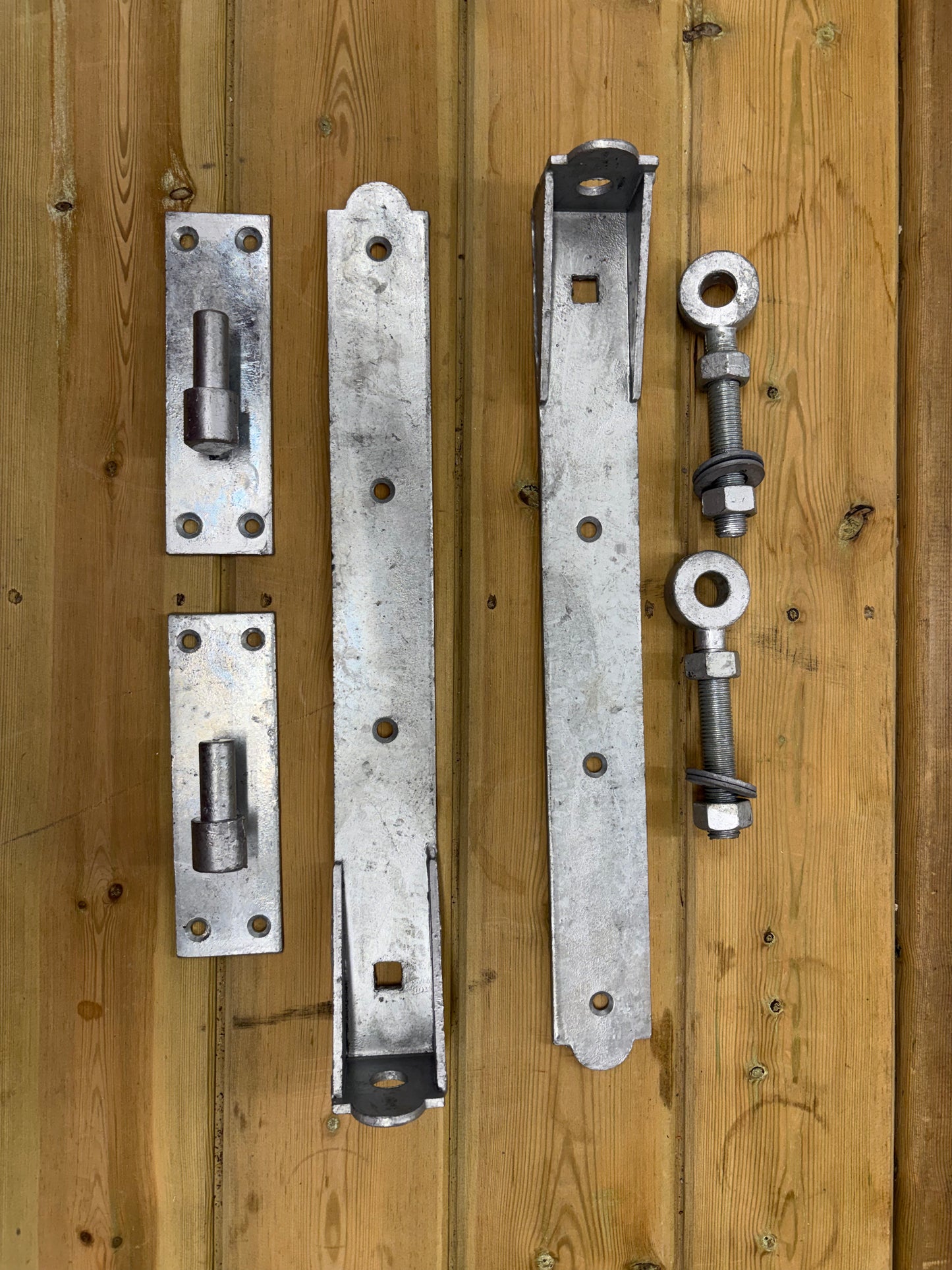 Adjustable Gate Hook & Band Hinges - Galvanised