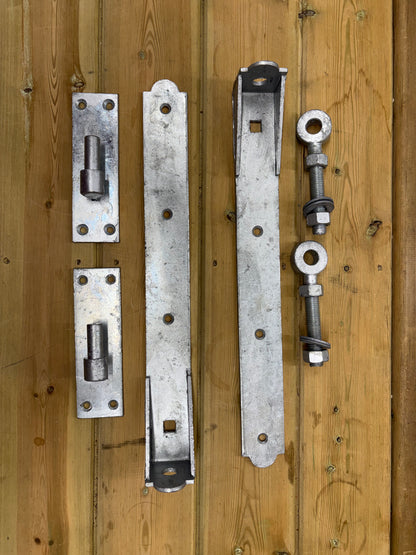 Adjustable Gate Hook & Band Hinges - Galvanised