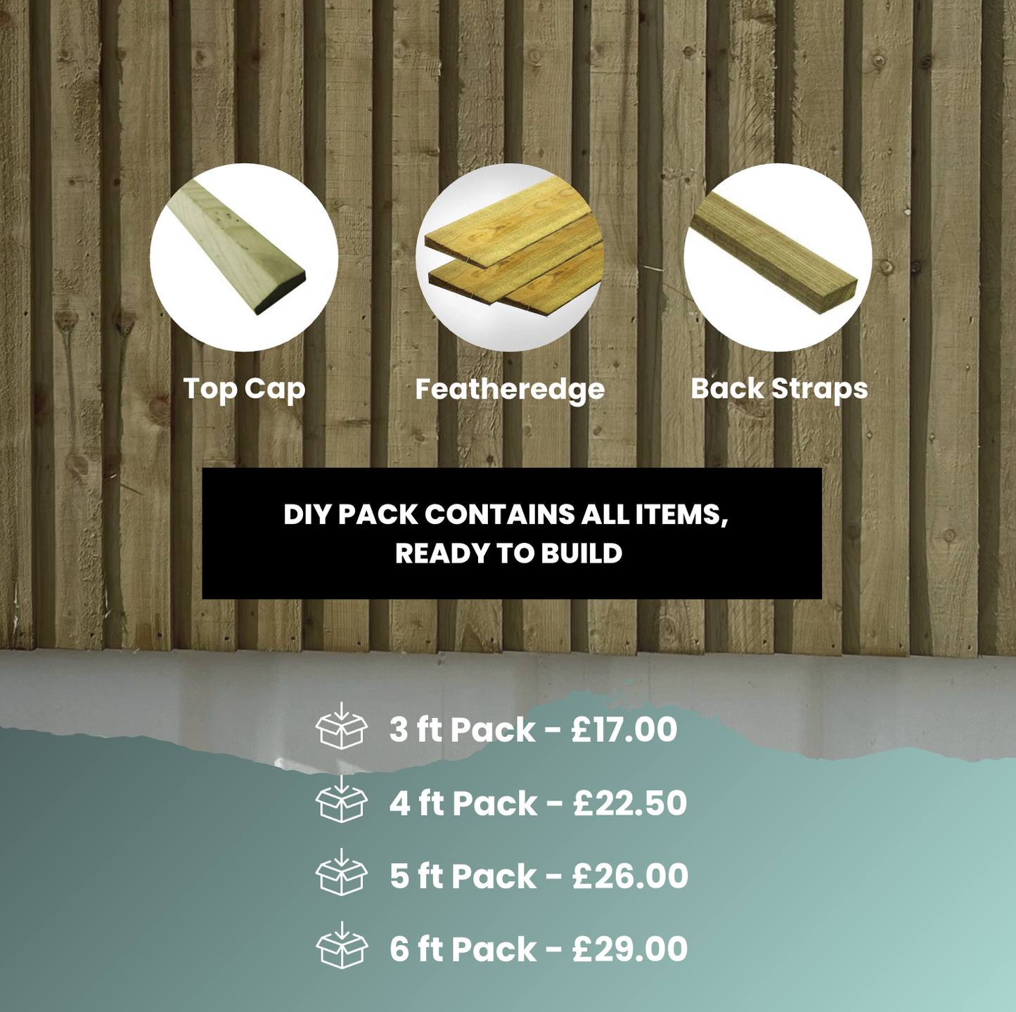 Build Your Own Fence Panel Pack